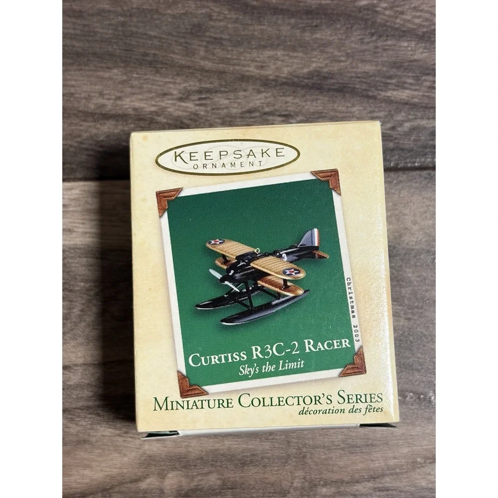 Hallmark Keepsake Airplane Ornaments Lot of 6 Sky's The Limit / Mini Fire  NIB